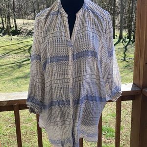 Maeve tunic blouse size M